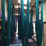 Resim Asma Yoga Hamak Seti - U: 5m G: 2.8m Asma Zincir ve Askı Tokaları Dahil 
