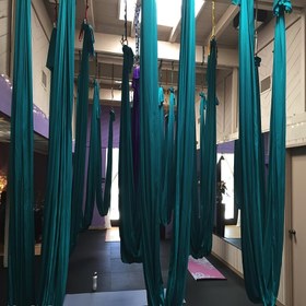 Resim Asma Yoga Hamak Seti - U: 5m G: 2.8m Asma Zincir ve Askı Tokaları Dahil 