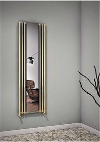 Resim Bahama Dekoratif Radyatör 540x1760 Altın Renkli 