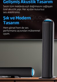 Resim Teknoloji Gelsin Hp-Tv01 3+1 Soundbar Ev Sinema Sistemi Stereo Hd Ses İadesi Rgb Kablolu 45w Amfi 15wx3 Soundbar 