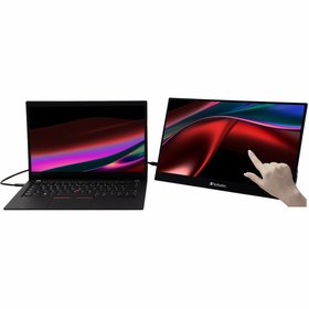 Resim Verbatim PMT-14 14" 60Hz 6Ms HDMI+USB-C HDR FullHD FreeSync IPS Taşınabilir Dokunmatik Monitör 