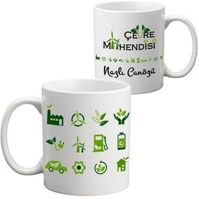 Resim Çevre Mühendisine Hediye Isimli Kupa Bardak 