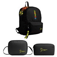 Resim Louisiana Polo 1140 Çanta - Termal Beslenme - Kalemlik Multicolor Okul Seti 