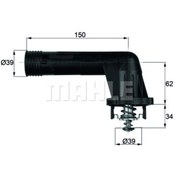 Resim TERMOSTAT 95°C BMW E36 M43 