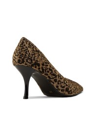 Resim Deery Kadın Altın Renk Leopar Desenli Stiletto - V4016zaltm01 Altın 