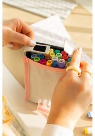 Resim 24 Lü Çift Uçlu Alkol Bazlı Marker Kalem Seti Brush + Chisel 