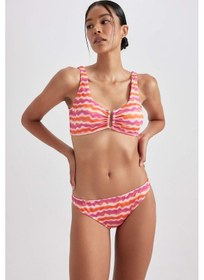 Resim Defacto Fall in Love Regular Fit Desenli Bikini Alt A9239AX23HSPN615 Pembe 