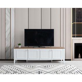 Resim Erezogulları Mobilya Yalı Modern Dolaplı Tv Sehpası 180*45*55 
