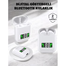 Resim Techno Stock Dokunmatik Kontrol ve LED Göstergeli Tws Bluetooth Kulaklık 