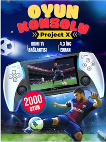 Resim Bakeey Ekranlı Atari Oyun Konsolu – 2000 Retro Oyun, TV Bağlantılı, Film İzleme ve Kitap Okuma Özellikli 