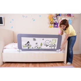 Resim Portatif Katlanır Yatak Bariyeri Gri 