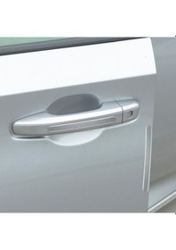 Resim Büro Ev Ofis Arabası İçin 4adet Şeffaf Yapışkanlı Oto Darbe Koruyucu Bant Seti 