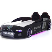 Resim Arabalı Yatak V12 Audi Full Ledli Kumandalı Ve Müzikli 