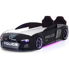 Resim Arabalı Yatak V12 Audi Full Ledli Kumandalı Ve Müzikli 