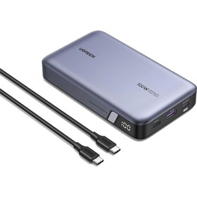 Resim Ugreen PowerBank Çift Yönlü Hızlı Şarj 20000mAh 100W - Gri 