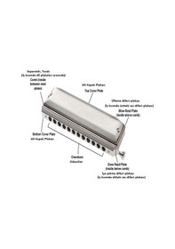 Resim Cremonıa Hm0310 Mızıka 10 Delik. Model Professıonal Harmonıca M 