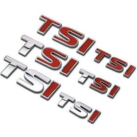 Resim 1 Adet Yeni 3d Metal Tsı Araba Yan Çamurluk Arka Bagaj Amblemi Rozet Çıkartmaları Sagitar Golf Magotan Polaris Boracay 1 Tsı7525cm 