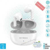 Resim Syrox MX15 Dokunmatik Bluetooth Kulaklık Tws +Ekstra Bass MX15 Tws Bluetooth Kulaklık Bt 5.3 