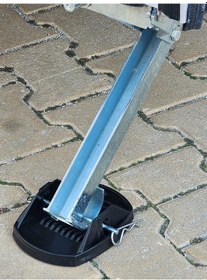 Resim 100 Numara Karavan Destek Ayağı Zemin Tablası 4'lü Set 