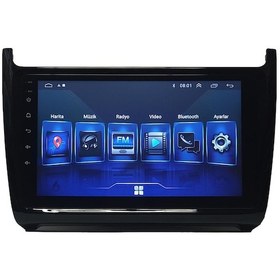 Resim Volkswagen Polo 2011-2018 9 inç 6-128 GB PRO Android Carplay Multimedya 