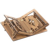 Resim İkranur Masa Üstü Ahşap Kelebek Rahle Mdf Kahve 25x40 Cm AB19-KAHVE 
