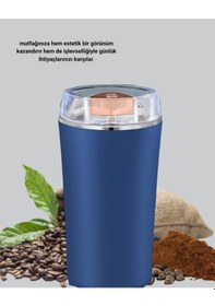 Resim Elektrikli Kahve Ve Baharat Öğütücü Güçlü Motor, Paslanmaz Çelik Gövde, Kolay Temizlik Çok Renkli 