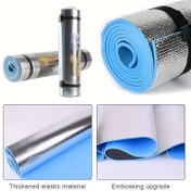 Resim Geliştirilmiş Kalınlaştırılmış Elastik Köpük Kamp Matı - Yüksek Kalite, Nem Geçirmez, 180.01x50.01 cm, Tek Kişilik Uyku Pedi için Açık Hava Maceraları, Yürüyüş ve Ev Kullanımı, Kamp Aksesuarları 