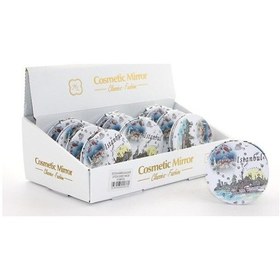 Resim Taşlı İstanbul Tasarımı El Aynası İnce Model 12 