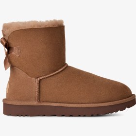 Resim Ugg Mini Bailey Bow Kadın Kahverengi Bot 1016501 Kahverengi 