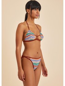 Resim Hawaii Mocha Balensiz Üçgen Bikini Takım Kahverengi 