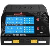 Resim Motorobit Up8 2 Kanal 2X300W 2X16A 1-6s Lipo Lihv Pil Şarj Cihazı 