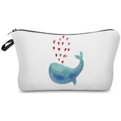 Resim Unimarket Hz2736 Balina Taze Baskı Sevimli Balina Deniz Serisi Kadın Büyük Kapasiteli Tasarımcı Organizatör Eko Çocuk Kalem Kutusu Makyaj Çantası 7hyydq 
