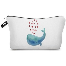 Resim Unimarket Hz2736 Balina Taze Baskı Sevimli Balina Deniz Serisi Kadın Büyük Kapasiteli Tasarımcı Organizatör Eko Çocuk Kalem Kutusu Makyaj Çantası 7hyydq 