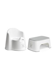 Resim Babybjörn Eğitici Koltuk Oturak & Safe Step Banyo Basamağı / Whit 