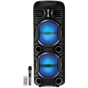 Resim Sunix BTS-350 20W 4500 mAh 8"x2 Woofer Taşınabilir Bluetooth Hoparlör 