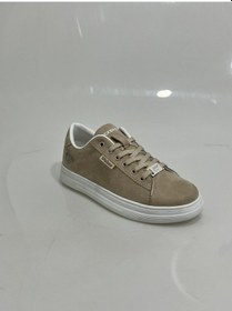 Resim 2885 Wickers Bej Süet Kalp Detaylı Bayan Spor Ayakkabısı Bej 