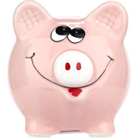 Resim Yaleker Seramik Koyun Şekilli Para Kutusu - 4 Renk Seçeneği, Ev Dekorasyonu, Çocuklar İçin Tasarım, Kolay Erişim Korkuluklu Taban, Hediye Önerisi 