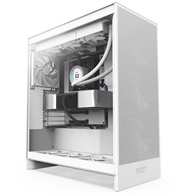 Resim H7 Flow(2024) CM-H72FW-01 White Tempered Glass USB 3.2 ATX Mid Tower Kasa 