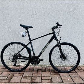 Resim Bianchi T0018-FS-D 21 Vites HD Trekking Bisiklet Siyah - Bej 51CM 
