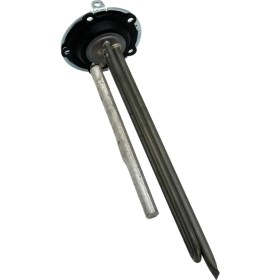 Resim Parmis Termosifon D4 Titanyum 5 Delikli, Contalı, Flanşlı, Anotlu Termosifon Rezistansı 