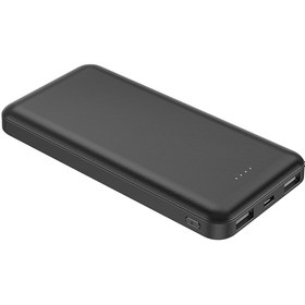 Resim Xipin PX102 Hızlı Şarj Özellikli LED Göstergeli Dual USB Taşınabilir Akıllı Powerbank 10000mAh - Siyah 
