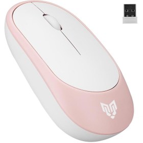 Resim Blueforce W314 2.4 Ghz Wireless 3 Tuşlu Sessiz Ofis Mouse Pembe 