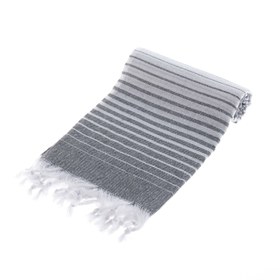 Resim Alagra Pamuklu Peştamal 100x170 cm Siyah 