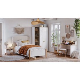 Resim Bodrum Genç Odası Ahşap - Beyaz 