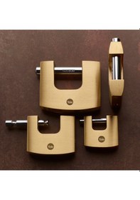 Resim Yale 70mm Oval Kayar Pimli Pirinç Asma Kilit - Blister - Y114B/70/113/1 