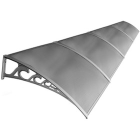 Resim Pratik Sundurma Kapı Pencere Üstü 100x600 Cm Gri 