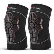 Resim Springsun Çocuklar İçin Yüksek Koruma Sağlayan Dizlik - Kaykay, Bisiklet Ve Paten Kullanımı İçin Siyah 