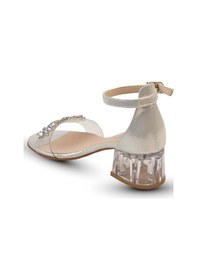 Resim KAPTAN JUNİOR Kız Çocuk Topuklu Abiye Ayakkabı PSSK 305 Krem 