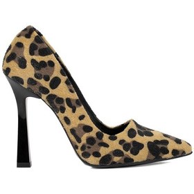 Resim Elit Mst1920t Kadın Stiletto Leopar Leopar 