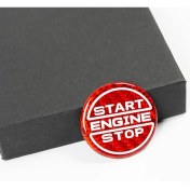 Resim Steellaar Tek Tıkla Başlat Düğmesi Dekoratif Kapak Sticker Iç Aksesuarlar (Yurt Dışından) 